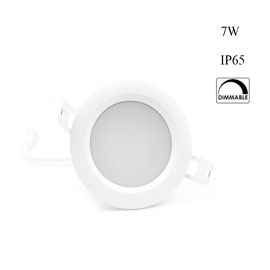 7W IP65 Waterproof LED Downlight Dimmable for bathroom
